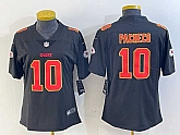 Women's Kansas City Chiefs #10 Isiah Pacheco Black Fashion Vapor Limited Stitched Jersey,baseball caps,new era cap wholesale,wholesale hats